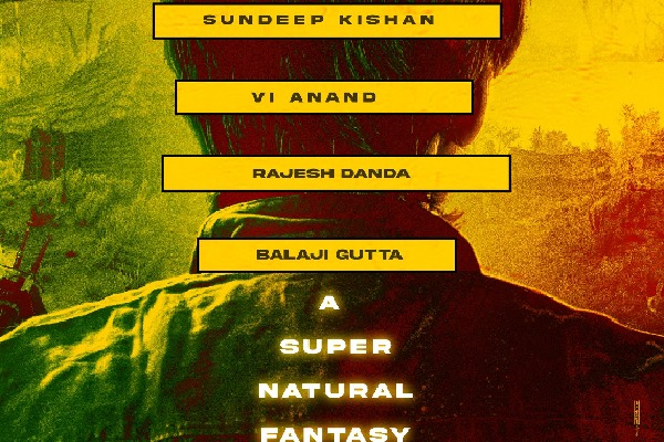 VI Anand new movie with Sundeep Kishan