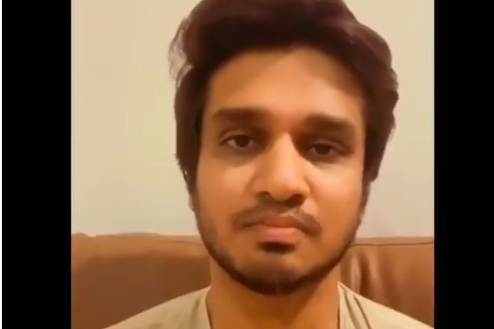 Tollywood hero nikhil Video message to people on covid