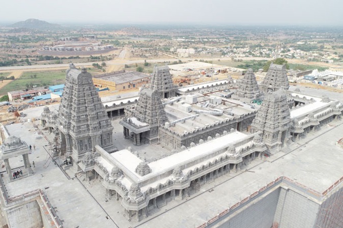 yadadri temple to be in Gold plated