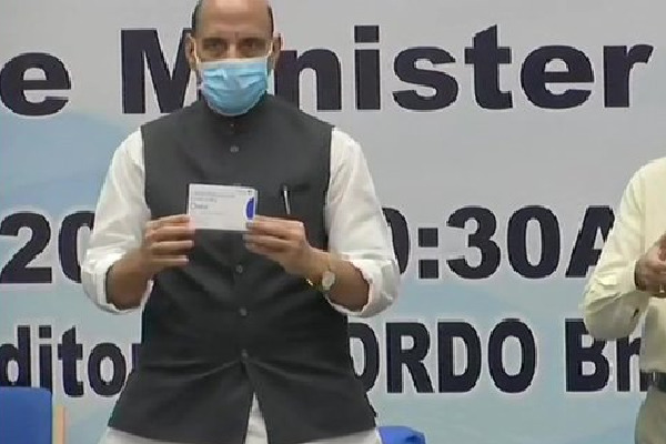 Defence Minister Rajnath Singh and Union Health Minister Dr Harsh Vardhan release  2DG  