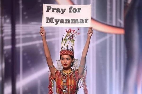 Our People Are Dying Myanmar Contestant At Miss Universe Pageant