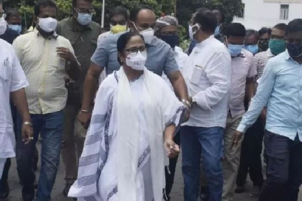 Bail was granted to tmc ministers after a day long protest from Mamata