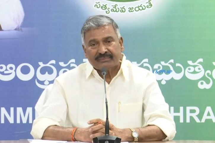 Minister Peddireddi fires on own party leaders