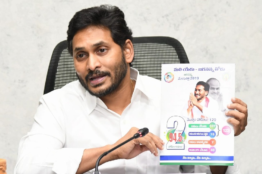 CM Jagan releases booklet on his two year tenure 