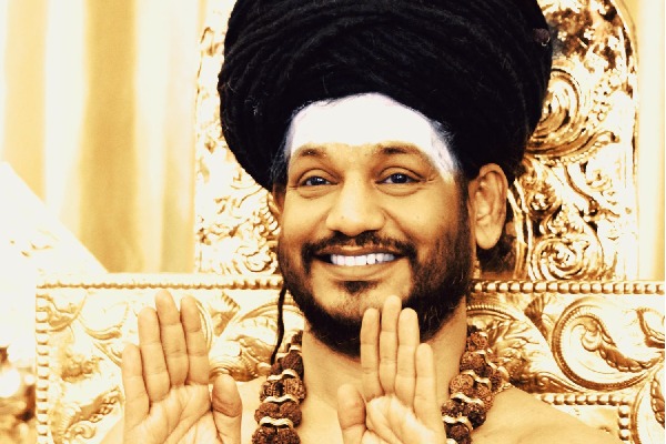 Nithyananda says when he stepped onto Indian soil the corona will be vanished 