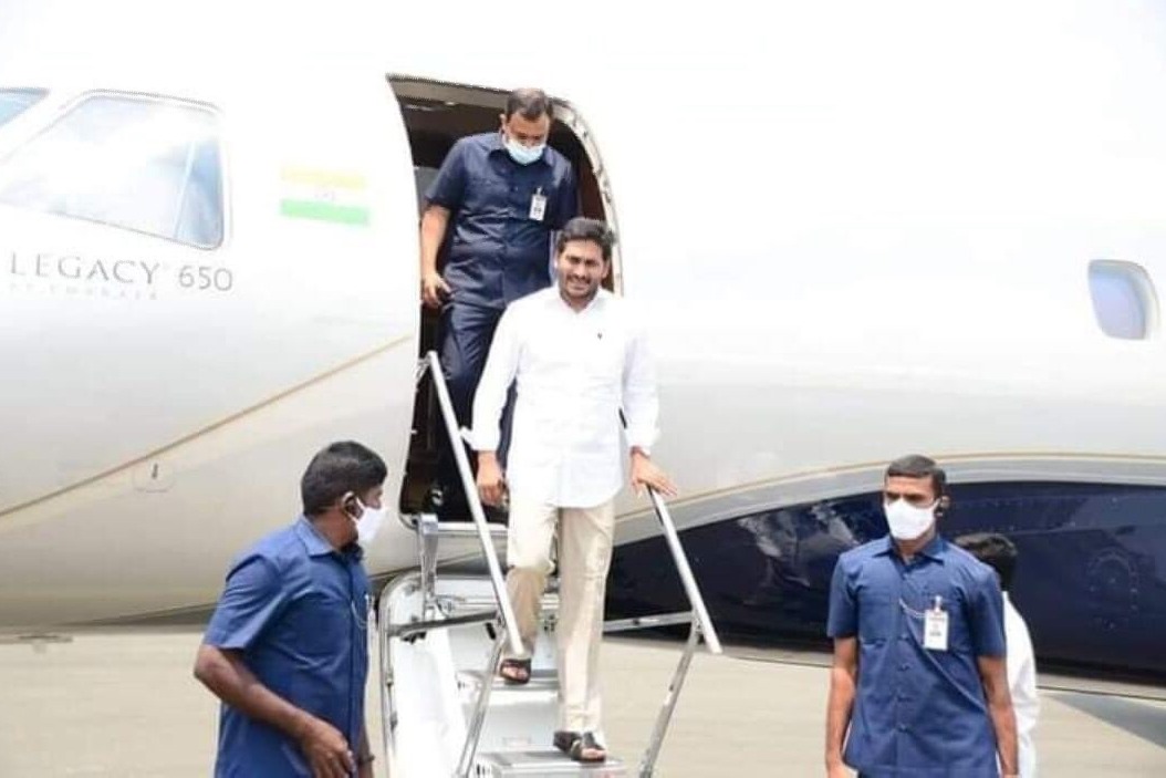 Delhi CM Jagan arrives Delhi for two day tour