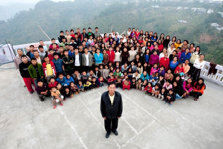 Man From Mizoram With Worlds Largest Family believed to alive 