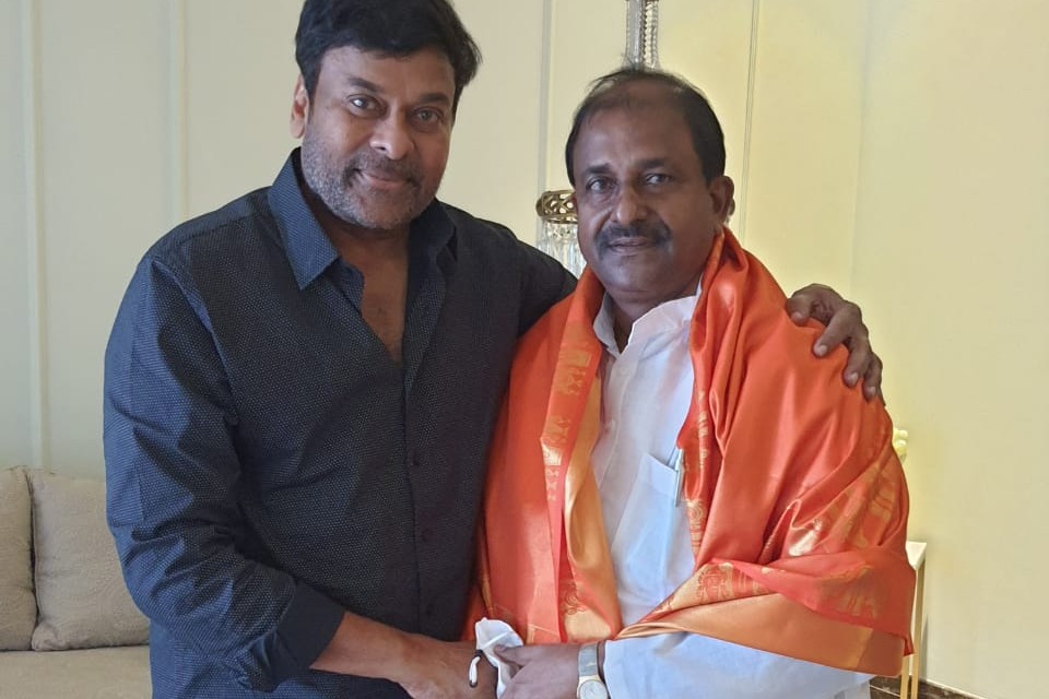 AP BJP Chief Somu Veerraju met Chiranjeevi in Hyderabad
