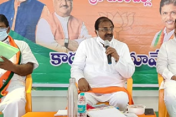 AP BJP President Somu Veerraju visits Srikakulam district