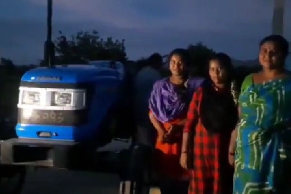 Sonu Sood stands on his word and new tractor arrived the doorstep of Chittoor farmer