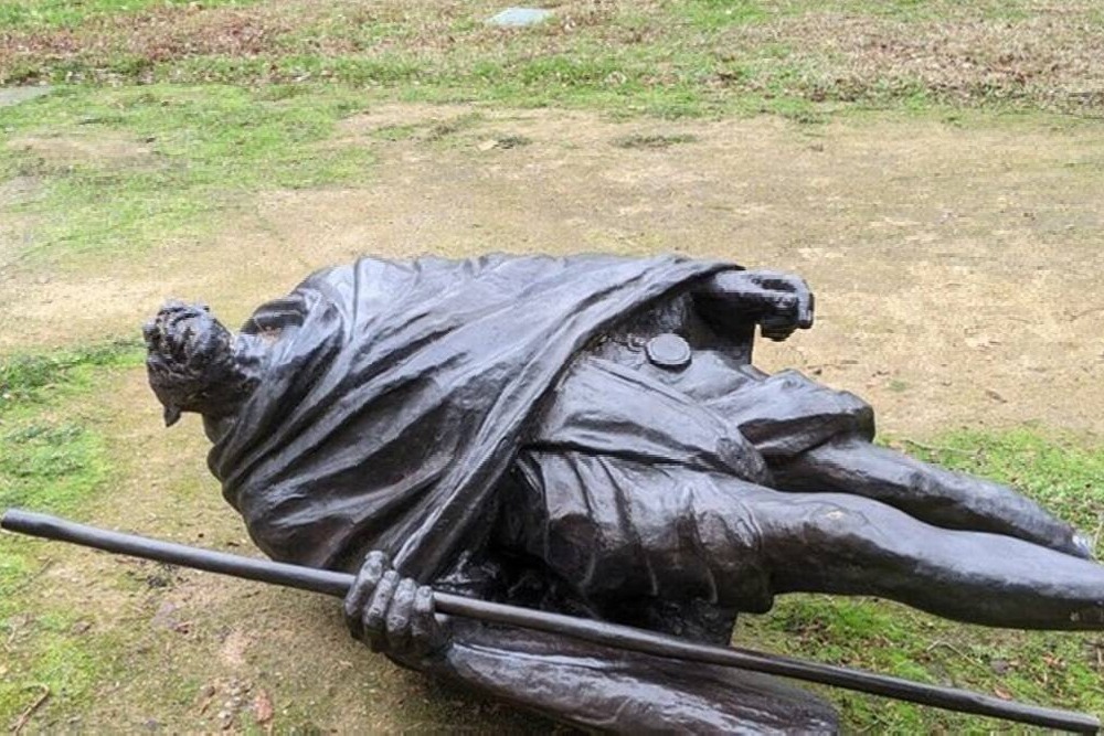Mahatma Gandhi statue vandalised in USA