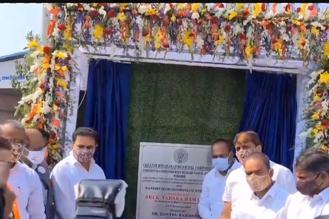 KTR inaugurates construction waste recycling plant