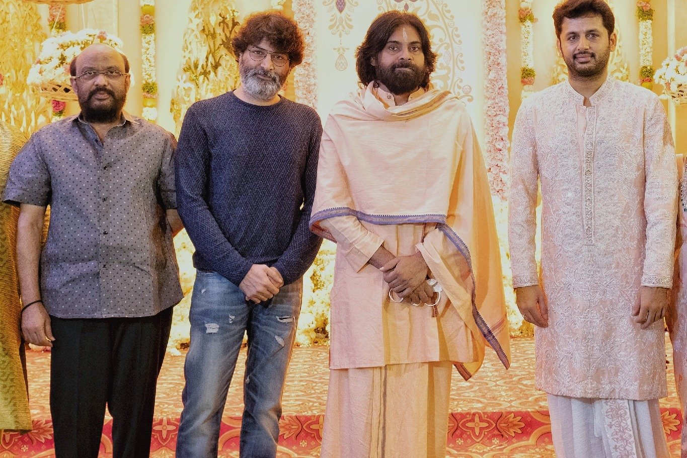 Pawan Kalyan attends to groom making ceremony of Nithin