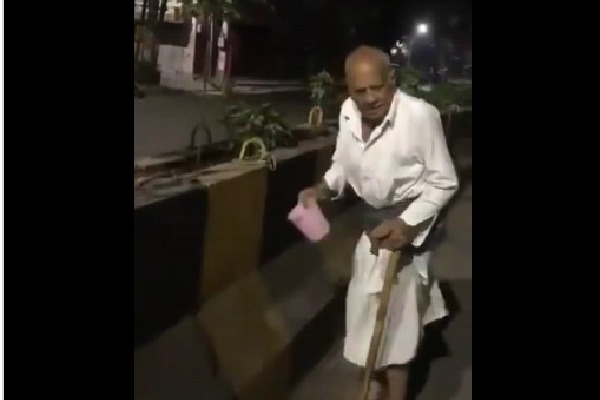 TRS MP Santosh Kumar respond to video of elderly person in Gurgaon