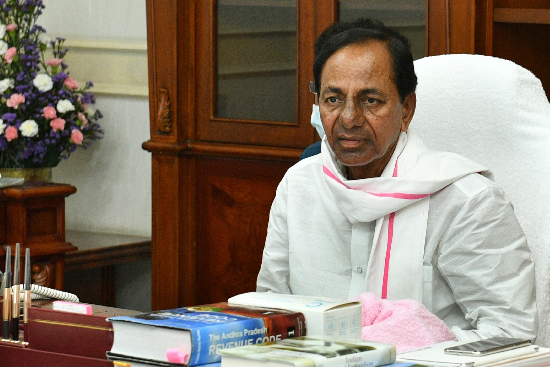 CM KCR review meeting with TSRTC officials 