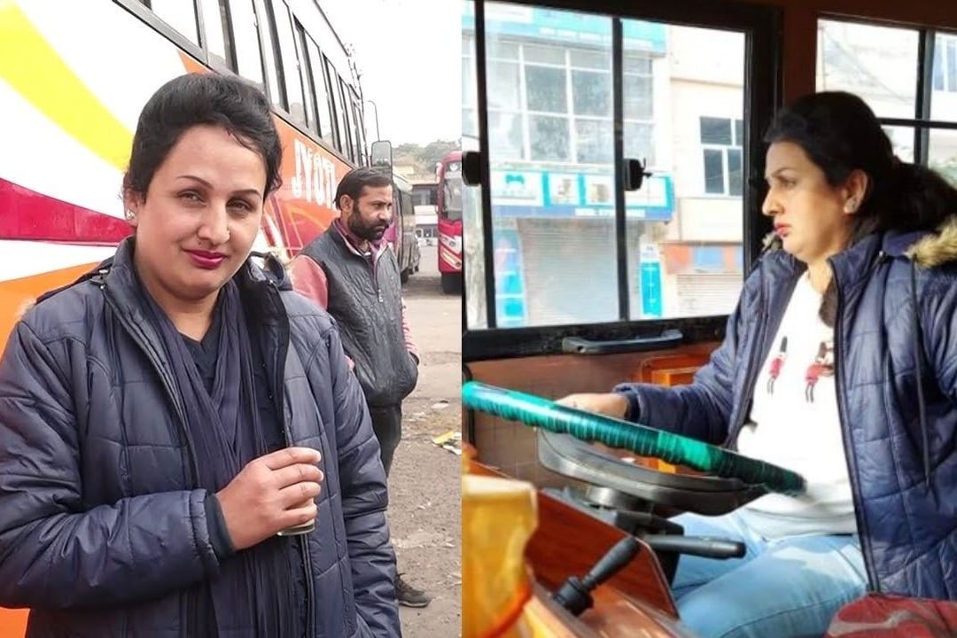 Pooja Devi Jammu And Kashmirs First Woman Bus Driver