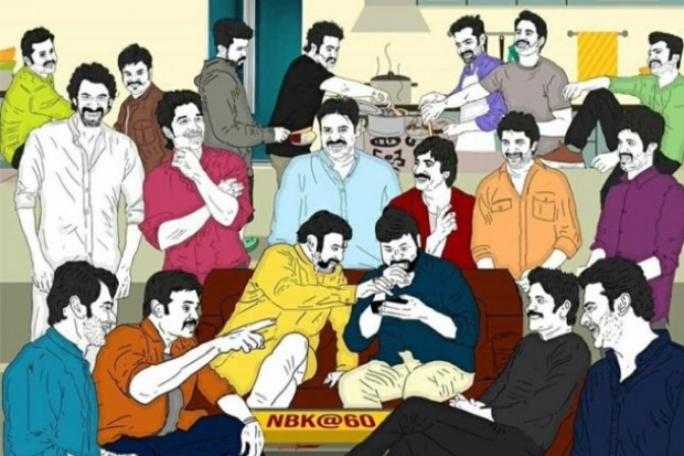 Fan Made Pic on Balakrishna Party Goes Viral