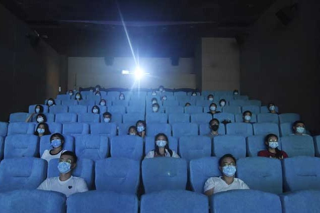 Cine Theaters opened in China as corona impact downed 