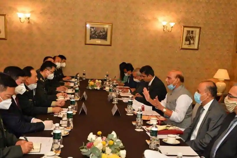 Rajnath Singh meets Chinese counterpart