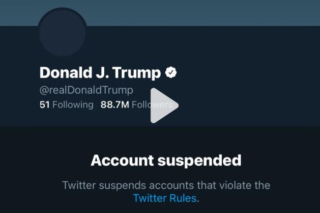 Twitter CFO says Trumps ban is permanent 