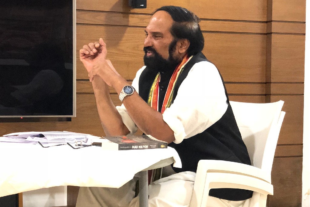 Uttam Kumar Reddy says they will ask Central Election Commission to disqualify Kavitha