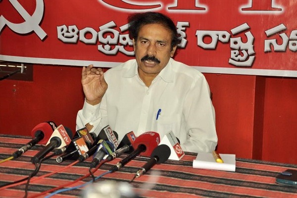 CPI Ramakrishna demands to allocate 6 laks houses constructed during TDP rule