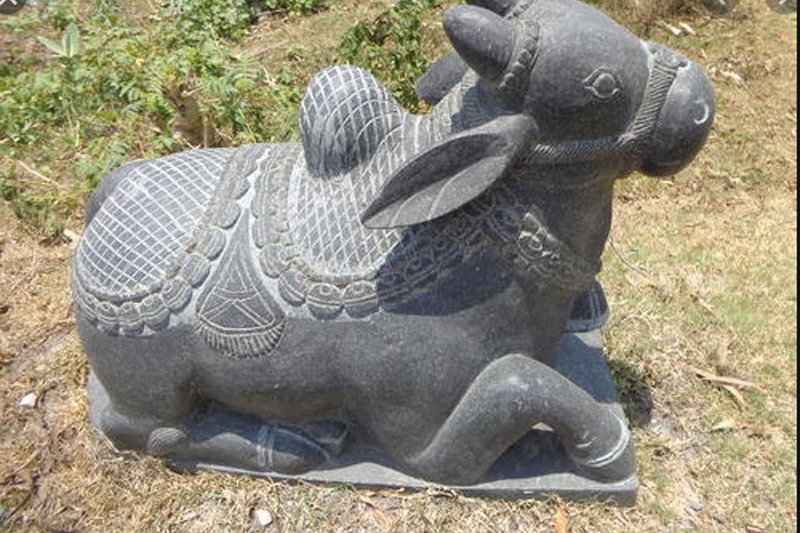 Nandi Idol destroyed in Chittoor district