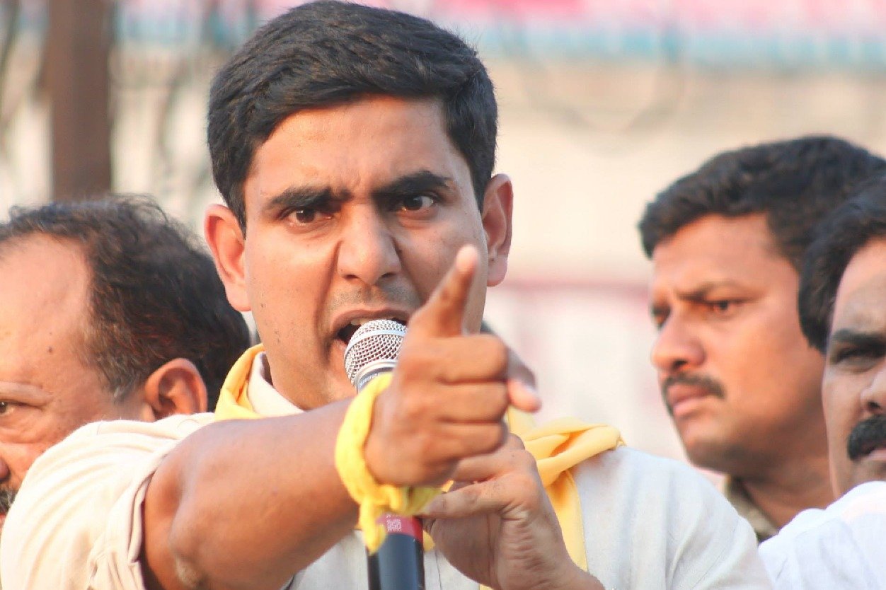 Nara Lokesh challenges CM Jagan to take on oath in Simhachalam Appanna Temple