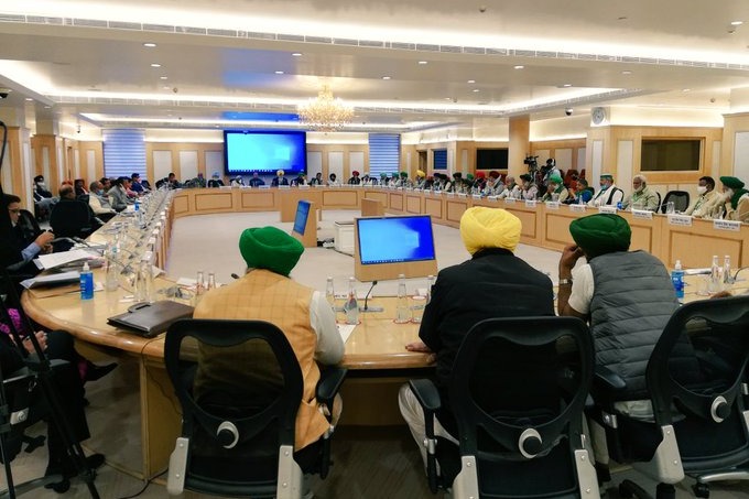 Discussions between Farmers and Centre ended as stalemate 