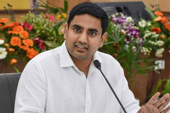Bringing a company is not as easy as painting offices says Nara Lokesh