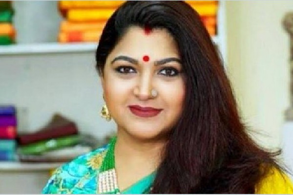 BJP appointed Khushboo as Chepauk constituency incharge 