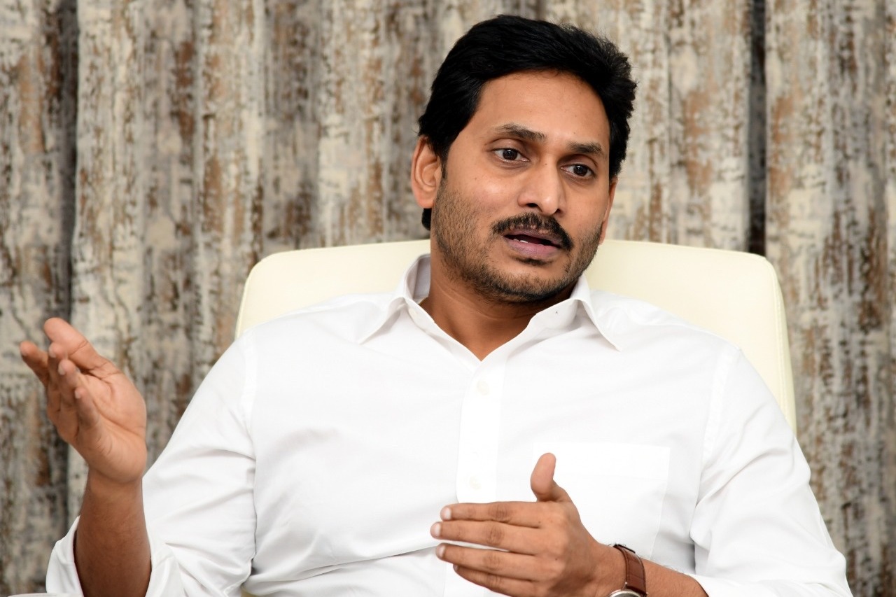 Jagan conducts review meeting on Ambedkar Statue