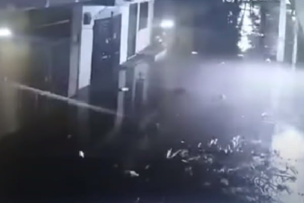 Hyderabad Flood CCTV Video