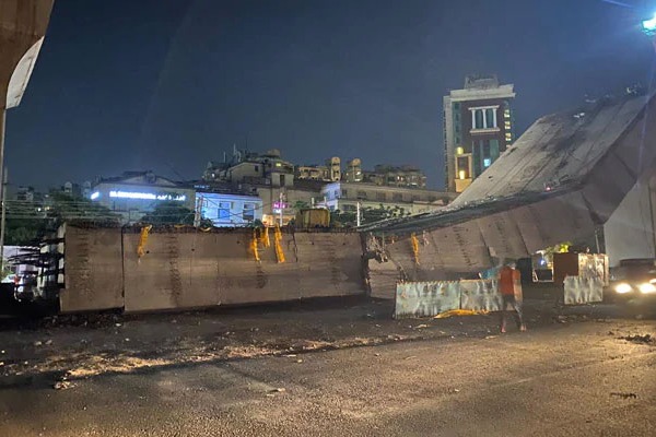 Portion Of 6 Km Long Flyover Under Construction Collapses In Gurgaon