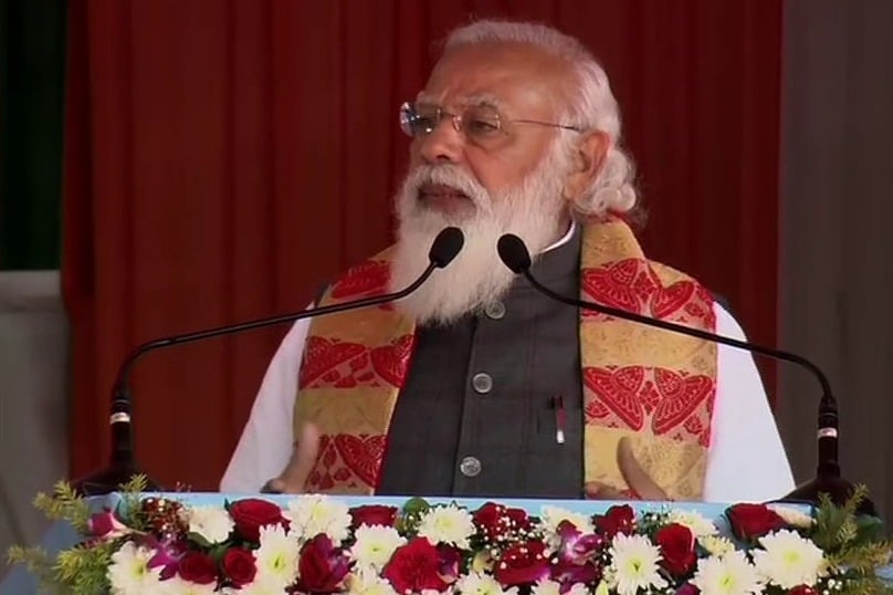PM Modi launches key projects worth Rs 7700 crore in Assam
