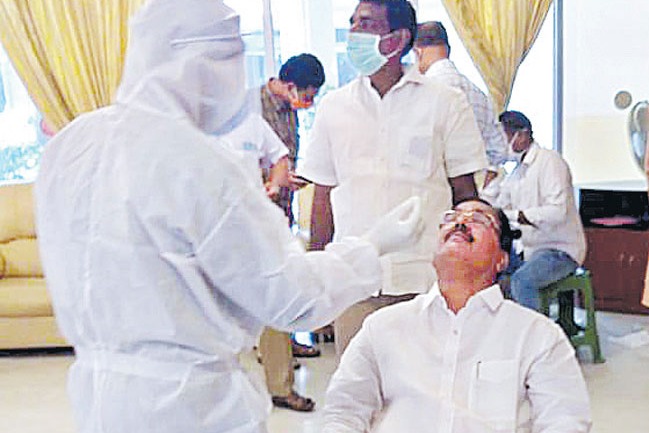 covid tests for ministers and mlas at telangana assembly premises