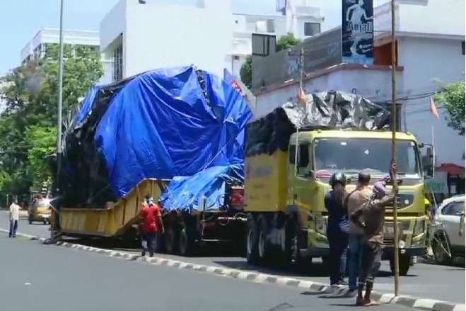 Heavy Truck started last year from Maharashtra has reached Kerala
