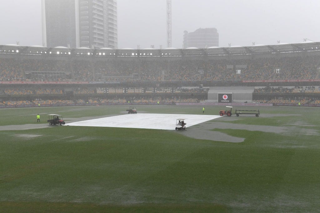 Second day play abandoned in Brisbane test