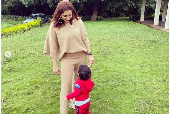 Sania Mirza Shares Cute Pics With Son Izhaan