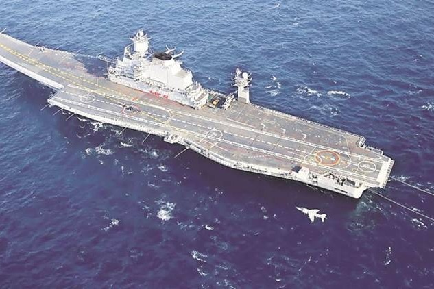 Indian War Ship at South China Sea