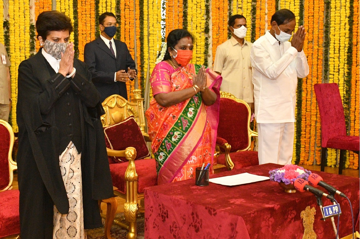 Hima Kohli taken oath as Telangana High Court Chief Justice