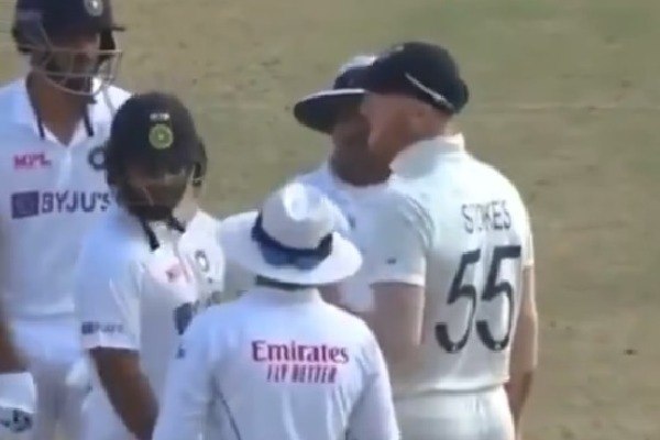 Rishabh Pant Ben Stokes involved in heated argument 