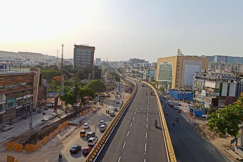 Roads in Hyderabad are now in no traffic
