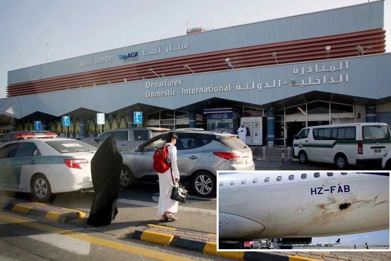 Houthi attack on Saudis  Abha Airport sets passenger plane on fire
