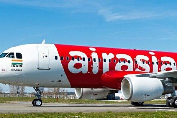 Air Asia plane stopped immediately after a bird hit while take off 