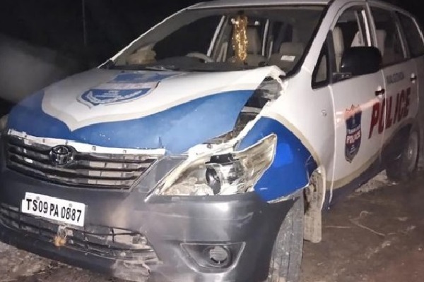Police Vehicle Stolen in Nalgonda Dist