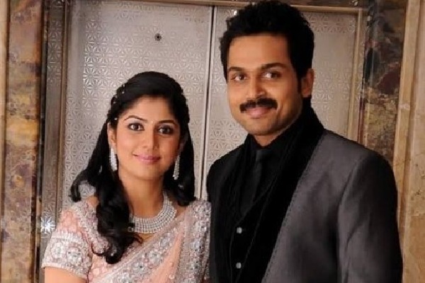 Hero Karthi blessed with a baby boy
