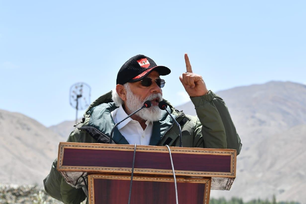 Modi sends clear message during his visit in Ladakh