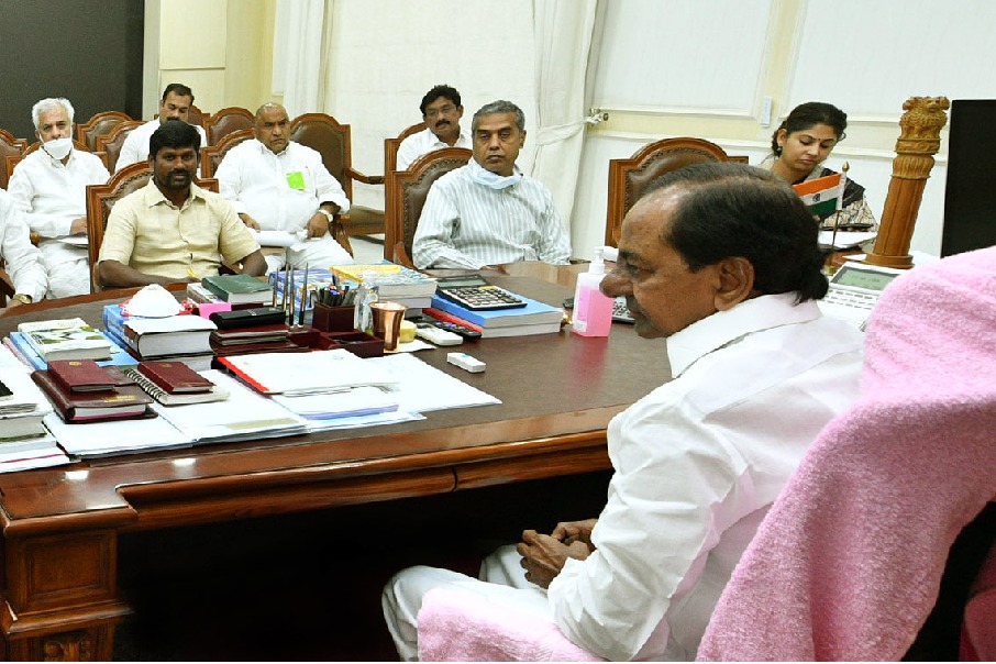 CM KCR review on local bodies