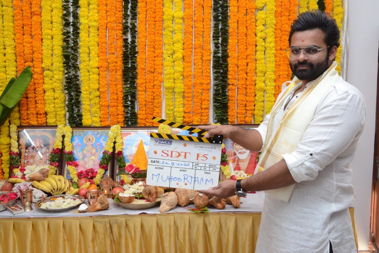 Saitej starts another movie under a debut director 